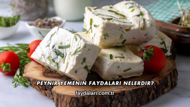 Peynir Yemenin Faydaları Nelerdir?