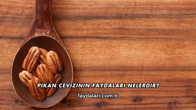 Pikan Cevizinin Faydaları Nelerdir?