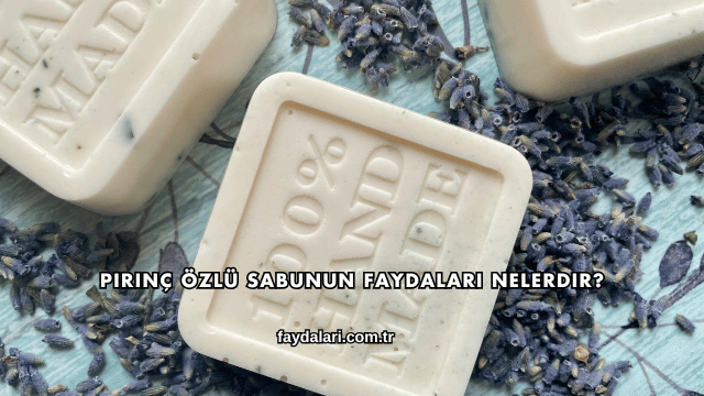 Pirinç Özlü Sabunun Faydaları Nelerdir?