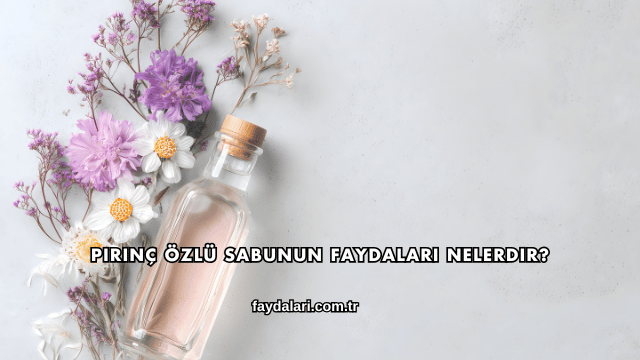 Pirinç Özlü Sabunun Faydaları Nelerdir?