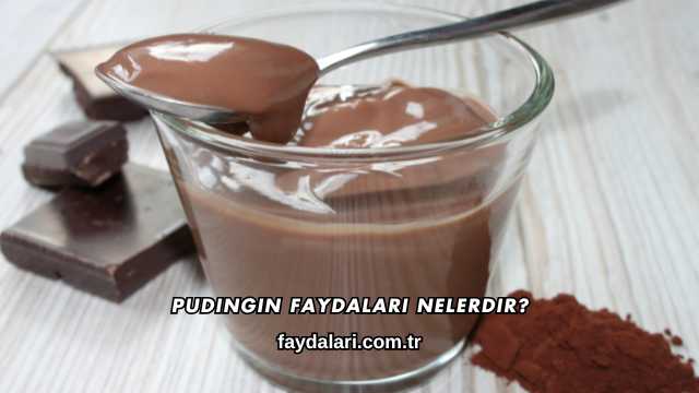 Pudingin Faydaları Nelerdir?