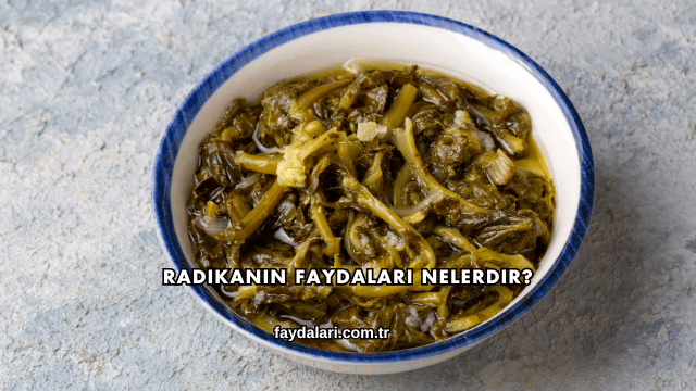 Radikanın Faydaları Nelerdir?