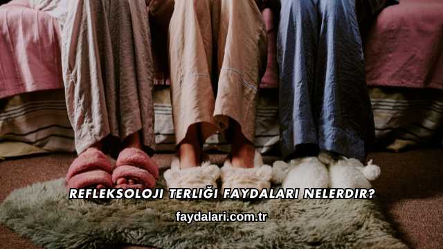 Refleksoloji Terliği Faydaları Nelerdir?