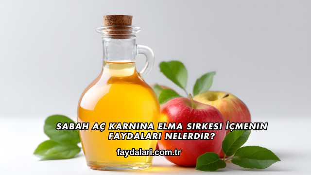 Sabah Aç Karnına Elma Sirkesi İçmenin Faydaları Nelerdir?