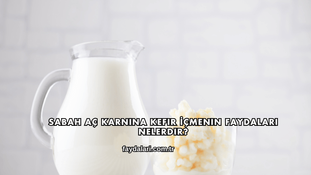 Sabah Aç Karnına Kefir İçmenin Faydaları Nelerdir?
