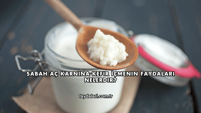 Sabah Aç Karnına Kefir İçmenin Faydaları Nelerdir?