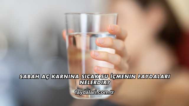 Sabah Aç Karnına Sıcak Su İçmenin Faydaları Nelerdir?