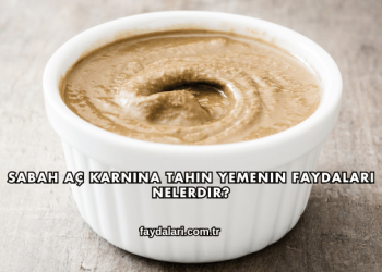 Sabah Aç Karnına Tahin Yemenin Faydaları Nelerdir?