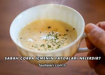 Sabah Çorba İçmenin Faydaları Nelerdir?