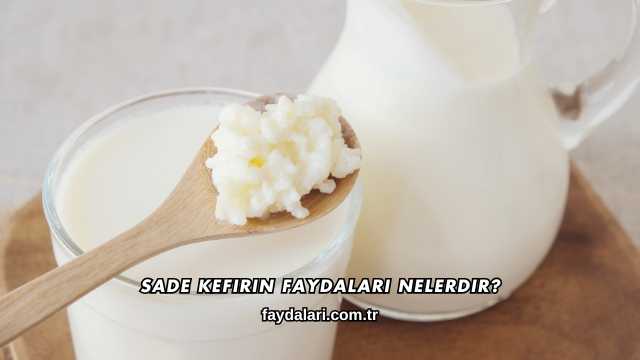 Sade Kefirin Faydaları Nelerdir?
