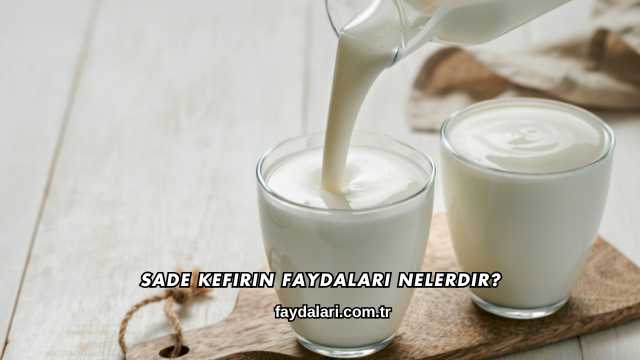 Sade Kefirin Faydaları Nelerdir?