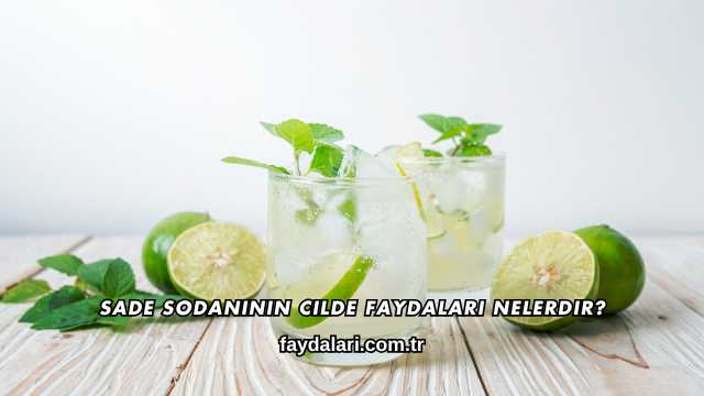 Sade Sodanının Cilde Faydaları Nelerdir?