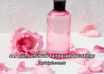 Saf Gül Suyunun Faydaları Nelerdir?