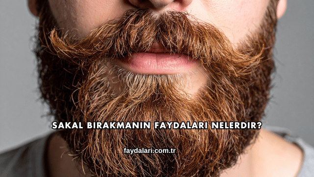Sakal Bırakmanın Faydaları Nelerdir?