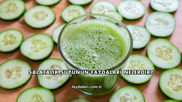 Salatalık Suyunun Faydaları Nelerdir?