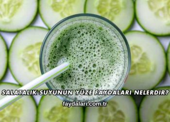 Salatalık Suyunun Yüze Faydaları Nelerdir?