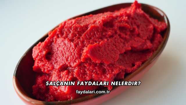 Salçanın Faydaları Nelerdir?