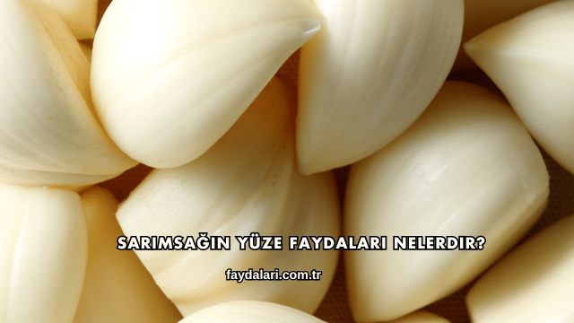 Sarımsağın Yüze Faydaları Nelerdir?