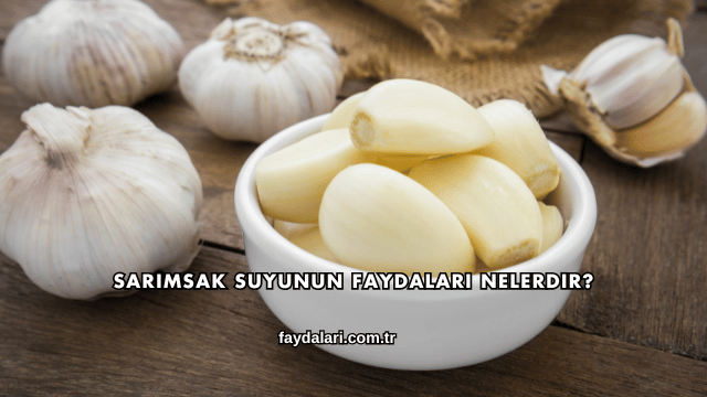 Sarımsak Suyunun Faydaları Nelerdir?