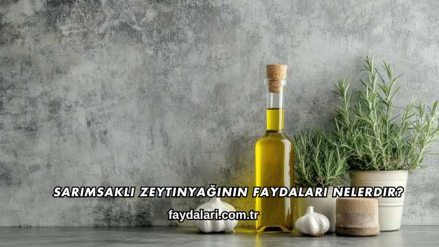 Sarımsaklı Zeytinyağının Faydaları Nelerdir?