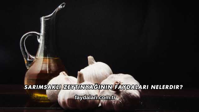 Sarımsaklı Zeytinyağının Faydaları Nelerdir?