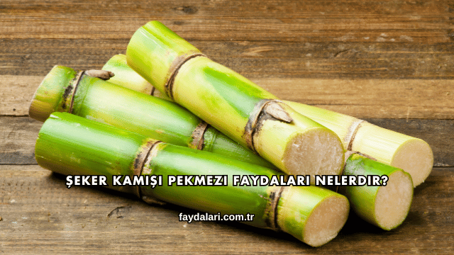 Şeker Kamışı Pekmezi Faydaları Nelerdir?