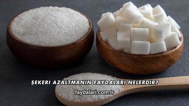 Şekeri Azaltmanın Faydaları Nelerdir?