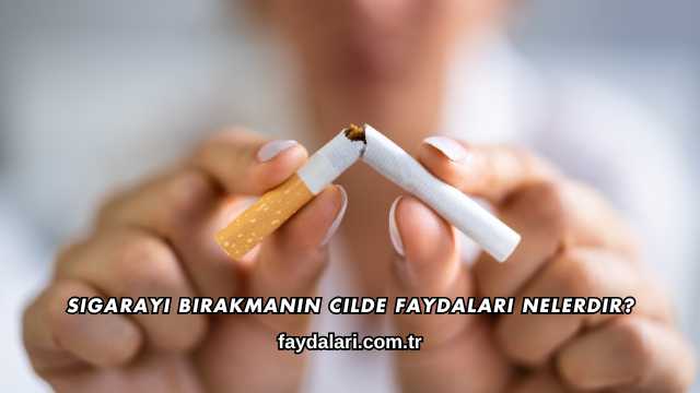 Sigarayı Bırakmanın Cilde Faydaları Nelerdir?
