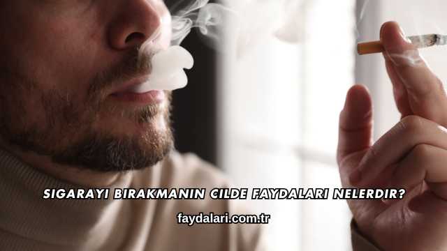 Sigarayı Bırakmanın Cilde Faydaları Nelerdir?