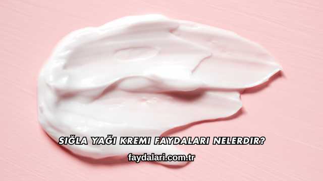 Sığla Yağı Kremi Faydaları Nelerdir?