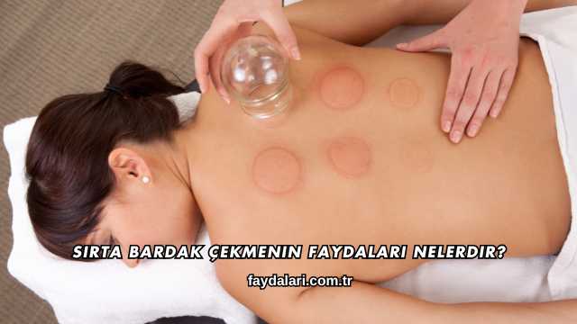 Sırta Bardak Çekmenin Faydaları Nelerdir?