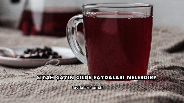 Siyah Çayın Cilde Faydaları Nelerdir?