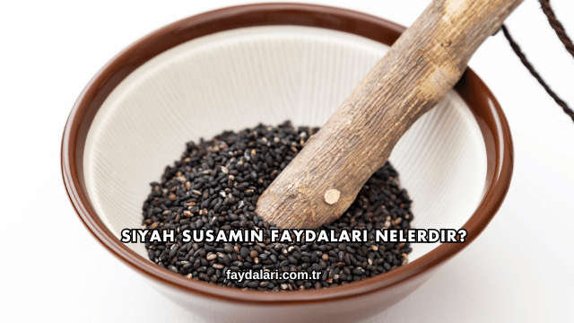 Siyah Susamın Faydaları Nelerdir?