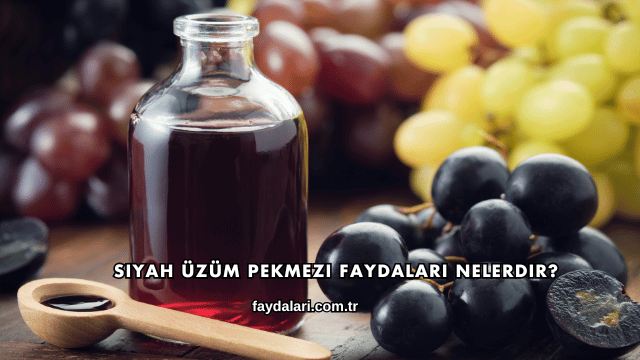 Siyah Üzüm Pekmezi Faydaları Nelerdir?
