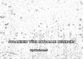 Sodanının Yüze Faydaları Nelerdir?