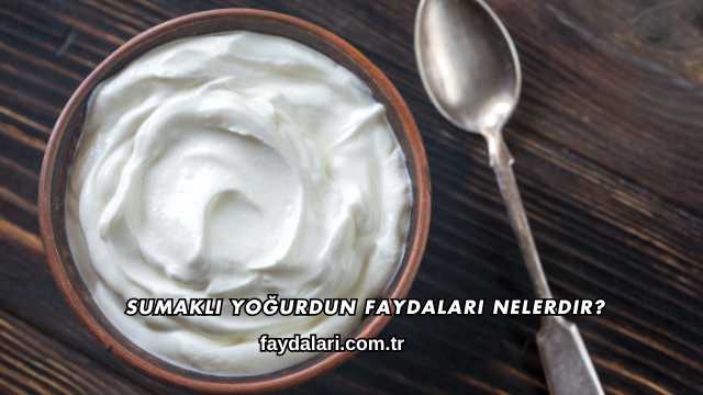 Sumaklı Yoğurdun Faydaları Nelerdir?