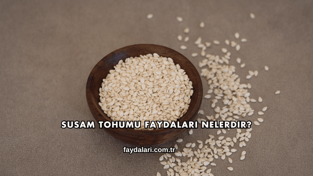 Susam Tohumu Faydaları Nelerdir?