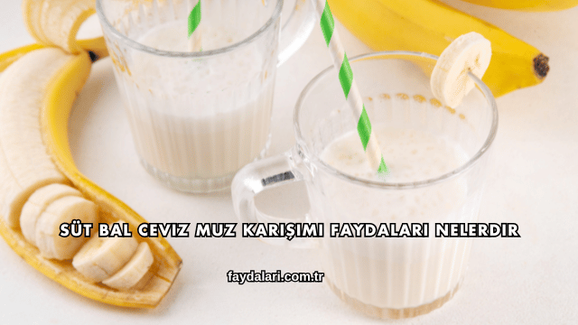 Süt Bal Ceviz Muz Karışımı Faydaları Nelerdir