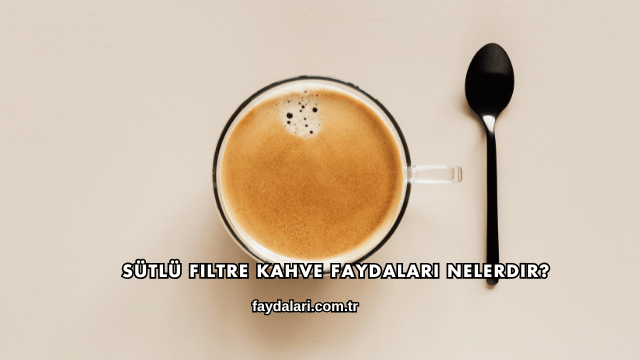 Sütlü Filtre Kahve Faydaları Nelerdir?