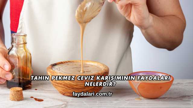 Tahin Pekmez Ceviz Karışımının Faydaları Nelerdir?