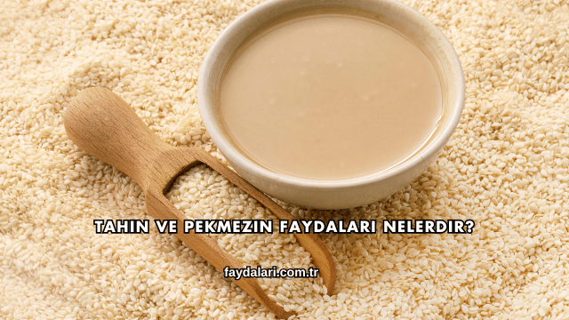 Tahin ve Pekmezin Faydaları Nelerdir?