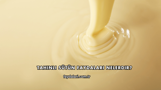Tahinli Sütün Faydaları Nelerdir?