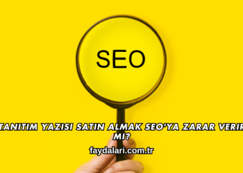 Tanıtım Yazısı Satın Almak SEO'ya Zarar Verir mi?