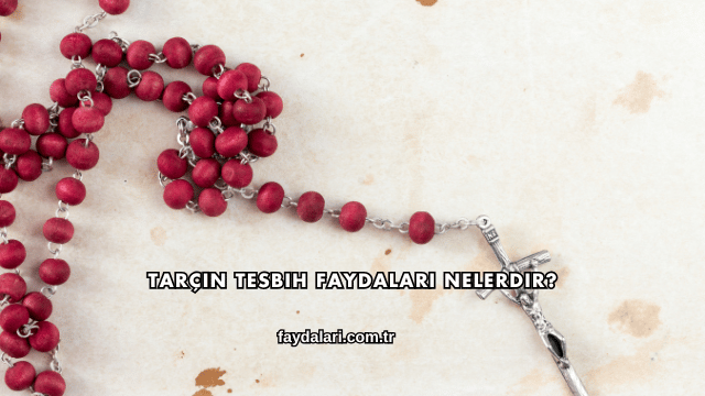Tarçın Tesbih Faydaları Nelerdir?