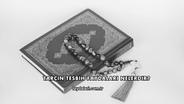 Tarçın Tesbih Faydaları Nelerdir?