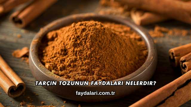 Tarçın Tozunun Faydaları Nelerdir?