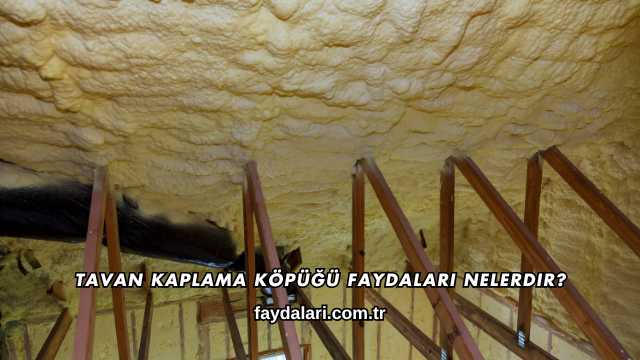 Tavan Kaplama Köpüğü Faydaları Nelerdir?