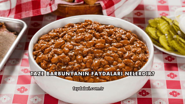 Taze Barbunyanın Faydaları Nelerdir?