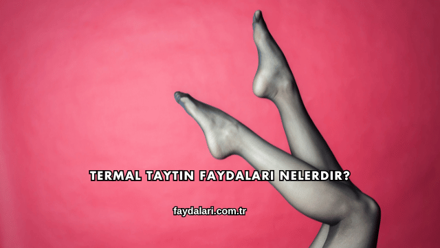 Termal Taytın Faydaları Nelerdir?