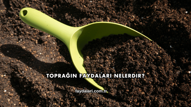 Toprağın Faydaları Nelerdir?